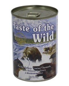 Taste of the Wild salmon dog cans